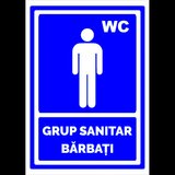 Semn de grup sanitar barbati